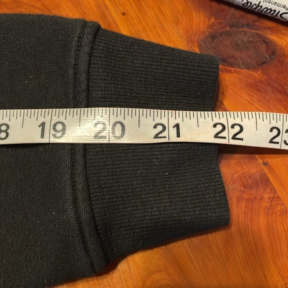 NWOT Large Selena black long sleeve graphic hooded sweater w/kangaroo pockets - Picture 13 of 15